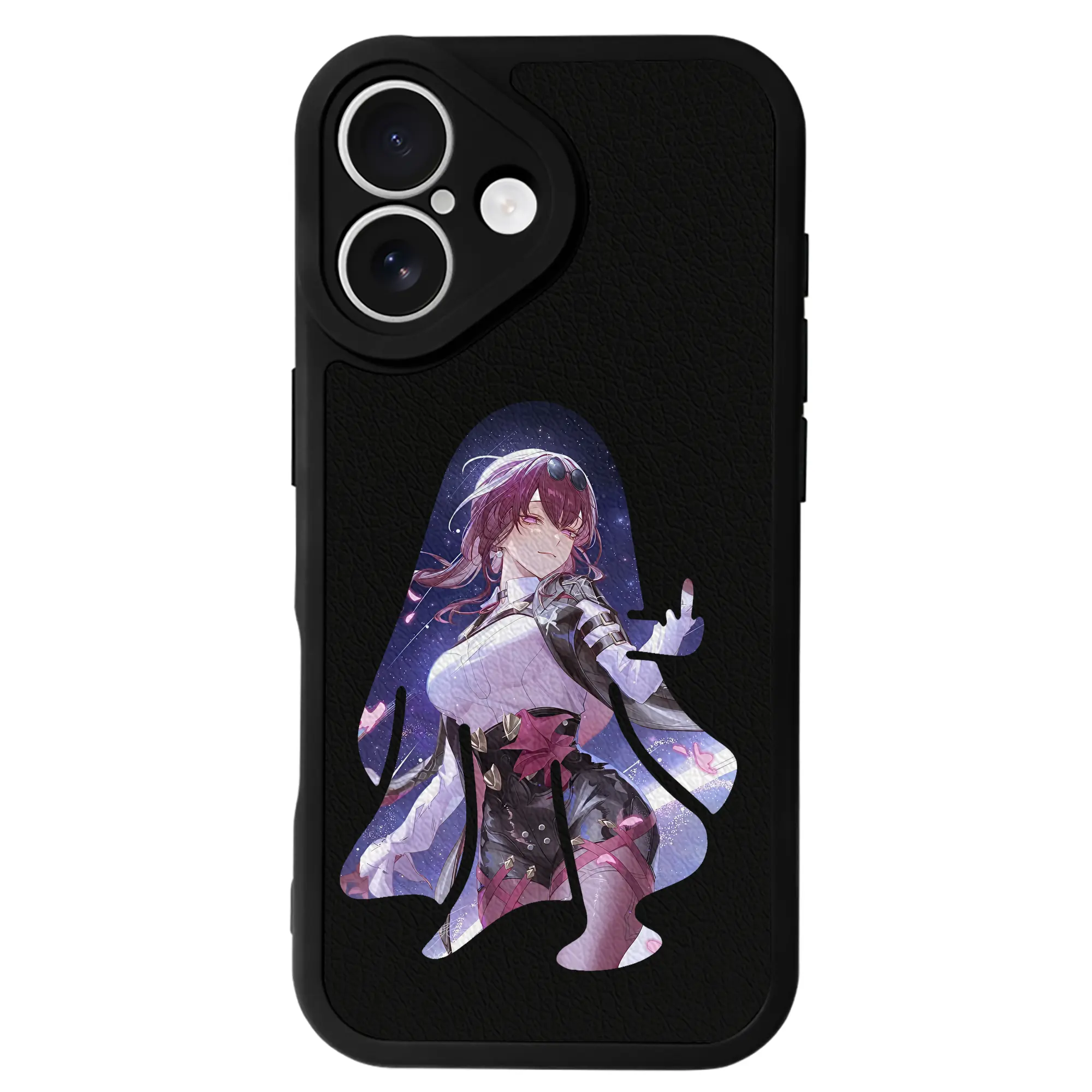 崩壊：スターレイル グッズ カフカ - IPhone 16シリーズ対応 ・ シリコンスマホケース ・ レザー調 ・ 高精度フィット ・ 耐衝撃 ・ ワイヤレス充電対応 ・ 精密カット